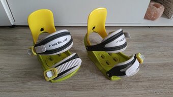 Snowboard topánky - 37 + viazanie Radical - 5