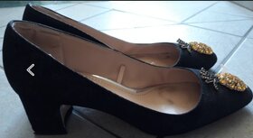 Lodicky 39 Zara so sperkom riflovina a cierne lodicky 38. - 5