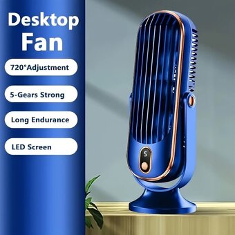 Prenosná klimatizácia / stolový USB chladiaci ventilátor - 5