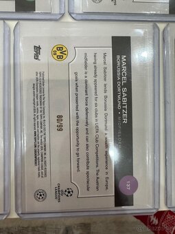 TOPPS FUTBALOVÉ KARTIČKY LIMITOVANÉ KARTY ZBERATEĽSKÉ - 5