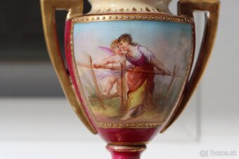 Starožitná porcelánová amfora Alt Wien - 5