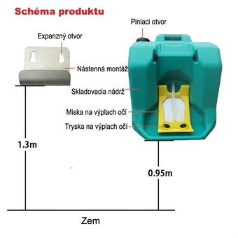 Núdzová očná sprcha pre prvú pomoc - 5