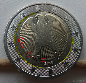 2 Euro Nemecko 2016 G - Spojené krýdla -005 - - 5