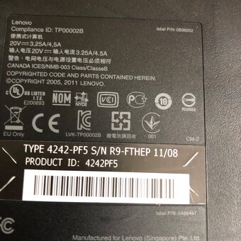 Za 10e predám Lenovo T520 - 5
