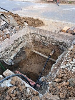 Pretláčanie pod cestu , inžinierske siete - 5