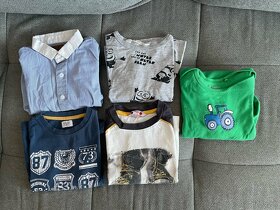 Detské dlhé tričko a body 86-92 - 5