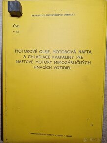 želeničné knihy ČSD , SR33 , SR15 , V25 , V59 ,V7 , D2 - 5