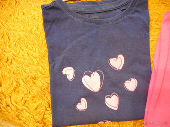 5x dievčenské tričká 140cm - 5