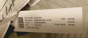 Karl Kagerfeld šatka, PC 105 eur - 5