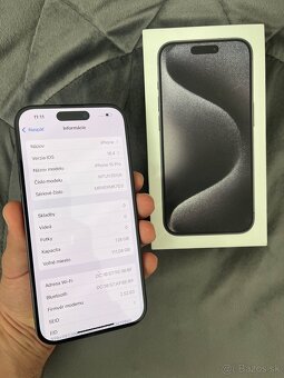 Apple iPhone 15 Pro 128GB Čierny - 5