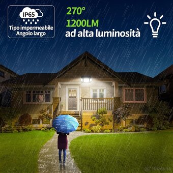 Vonkajšie solárne svietidlo INTELAMP 1200LM, 6000mAh - 5