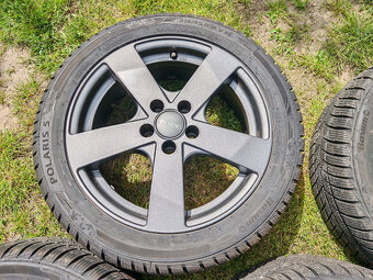 5x100 R16 6.5J ET38 + 215/45R16 Zimné 4x7.6mm - 5