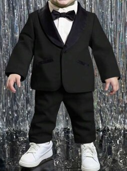 Detský oblek aj s košelou - 5