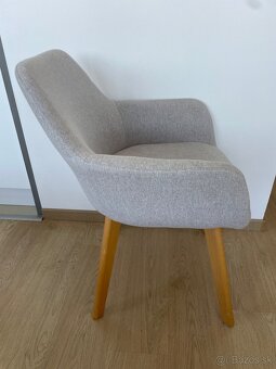 Sivé kreslo - 5