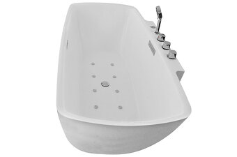 M-SPA - 1701 Voľne stojaca kúpeľňová vaňa SPA s hydromasážou - 5