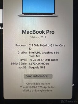 Predám MacBook Pro (2019) - 5