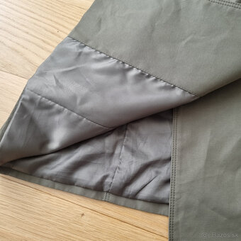 Tmavozelený dámsky plášť (khaki) - 5