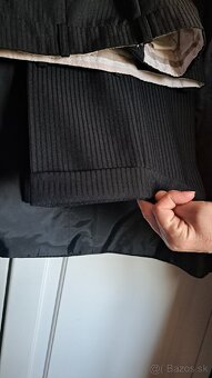 Čierne pánske sako a nohavice - oblek 52/170 - 5