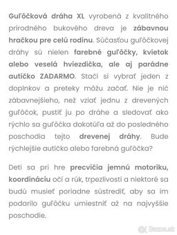Eli design drevená guľôčková dráha - 5