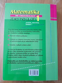 Zbierka úloh - Matematika pre stredoškolákov 1 - 5