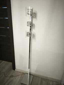 Štýlové stojanové svietidlo LUXERA 46005 TOGO (chróm/sklo) - 5