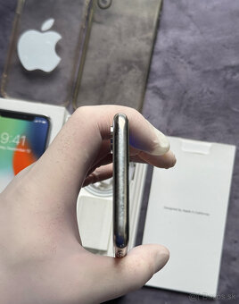 Apple iPhone X 64 GB White / zdravie batérie 100% - 5