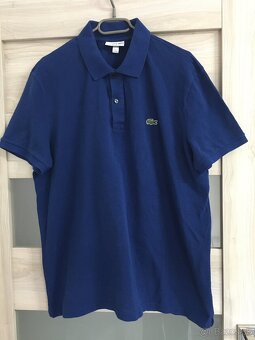 LACOSTE / pánska polokošeľa XXL - 5