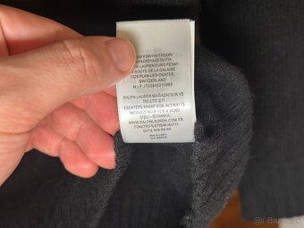 Polo Bear Ralph Lauren 100% kašmírový Purple label sveter - 5