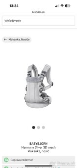 Nosič BabyBjörn One 3D Mesh - svetlo šedy - 5