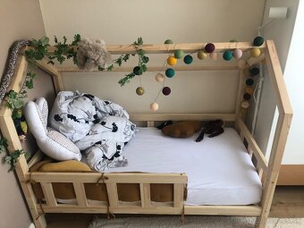 Domcekova detska postel 80x160 s matracom - 5