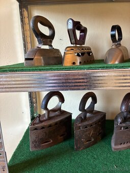 Starožitná žehlička- - 5