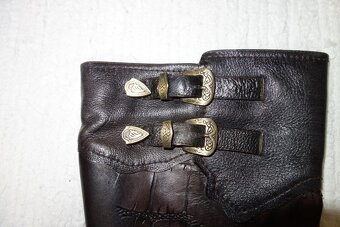 Kožené čižmy, čižmičky, veľ. 39 - 5