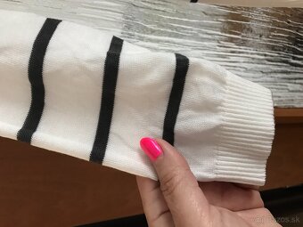 NOVÝ LANCOME originál lurexovy dámsky svetrik S/M - 5
