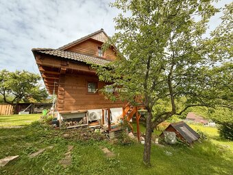 Na predaj zrubová chata na úpätí Malej Fatry s pozemkom 1350 - 5