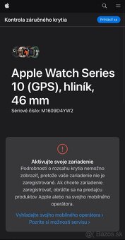 Apple Watch 10 46mm Jet Black - neaktivované, nové - 5