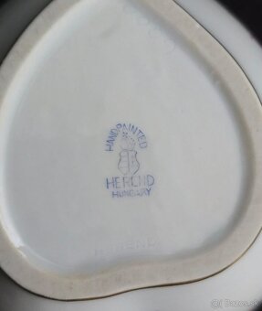 Porcelánová dóza Herend Printemps, ručne maľovaná. - 5