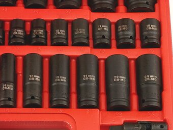 Sada nástrčných hlavíc pre račne a rázové uťahovače 32 ks - 5