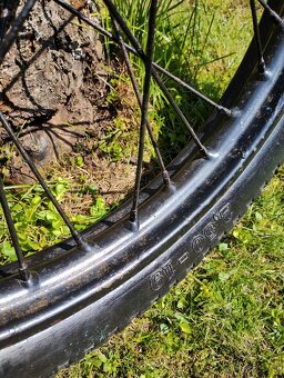 Predám originálne patinové koleso ČZ 98 ccm + brzd - 5