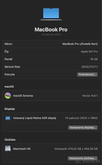 MacBook Pro 14” M2 Pro 16/512 - 5