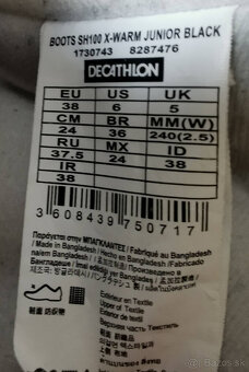 Zimné čižmy veľk. 38 - 5