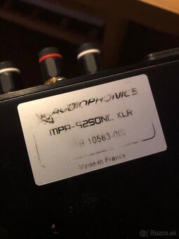 Koncový Hi-fi zosilňovač AUDIOPHONICS MPA-S250NC XLR - 5