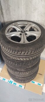 Alu disky 5x112 R16 + letné pneu BF Goodrich 195/55 R16 - 5