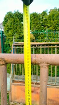 Brána dvojkrídlová 4m, pevná zváraná - 5