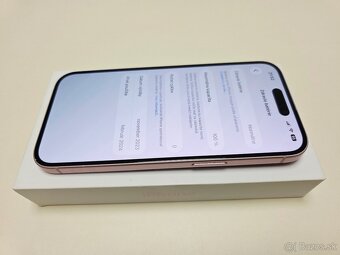 Apple iPHONE 15 PINK 128GB,TOP STAV ,BATERKA 100% - 5