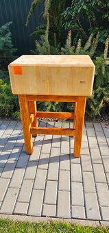 drevený mäsiarsky klát - 5