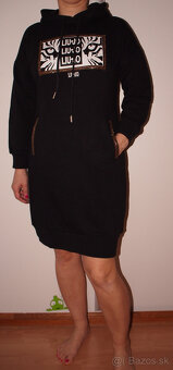 Liu jo dámske čierne šaty - 5