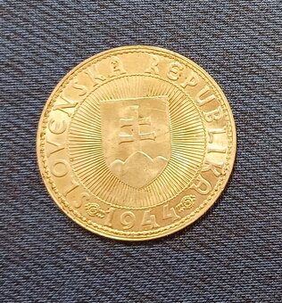 Strieborné mince Slovenska republika,1941, 1944, ag spolu 20 - 5