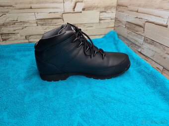 Timberland 46 - pánske kožené čierne topánky - 5