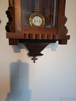 Predám funkčné polbicie nástenné hodiny z konca 19 storočia - 5