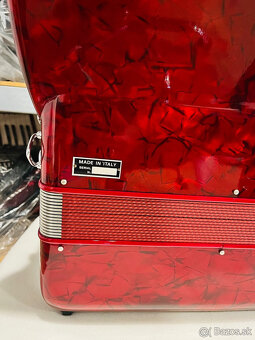 Predám krásny Taliansky akordeón Balzer Wagner 96 basový, to - 5